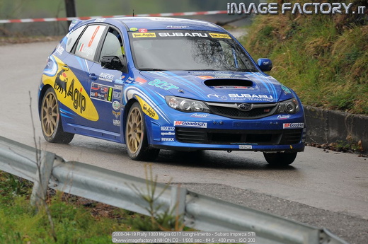 2008-04-19 Rally 1000 Miglia 0217 Longhi-Imerito - Subaro Impreza STI